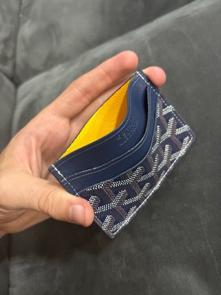 Cartera Goyard Azul y Multicolor