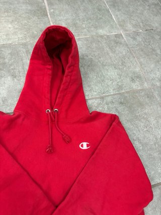 Pack 2 Sudaderas Champion Vintage Negro y Rojo