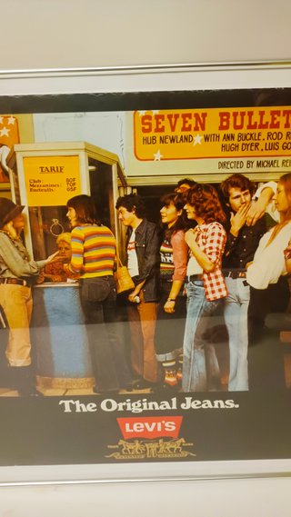 Cartel Levi's Original Jeans.1971.YOUNG & RUBICAM.