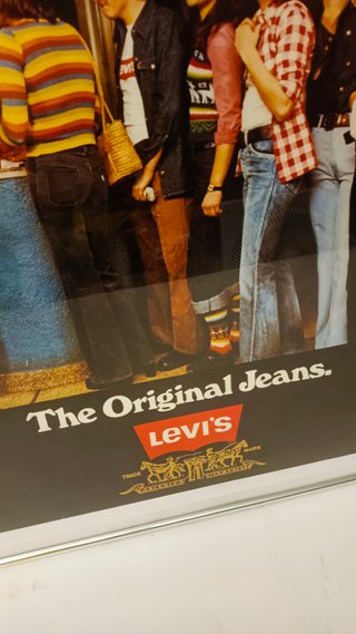 Cartel Levi's Original Jeans.1971.YOUNG & RUBICAM.