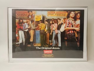 Cartel Levi's Original Jeans.1971.YOUNG & RUBICAM.
