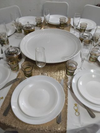 Mesa de celebración completa