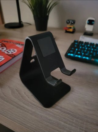 Supporto Smartphone Scrivania Nero