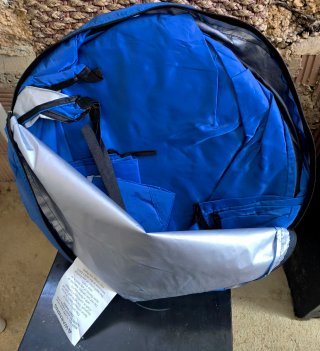 Tienda Cambiador/Ducha Wolfwise Azul