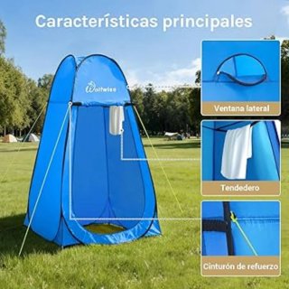 Tienda Cambiador/Ducha Wolfwise Azul
