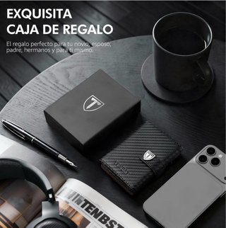 Cartera Hombre Tarjetero RFID Monedero NUEVO