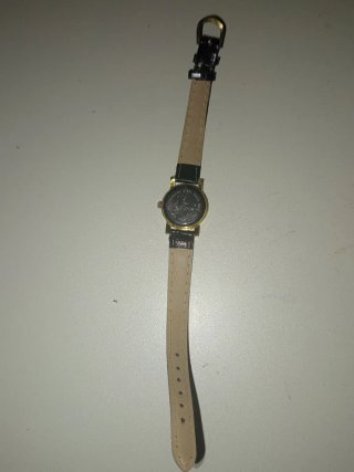 Reloj Vintage Bravo Quartz Mujer (Correa Negra)