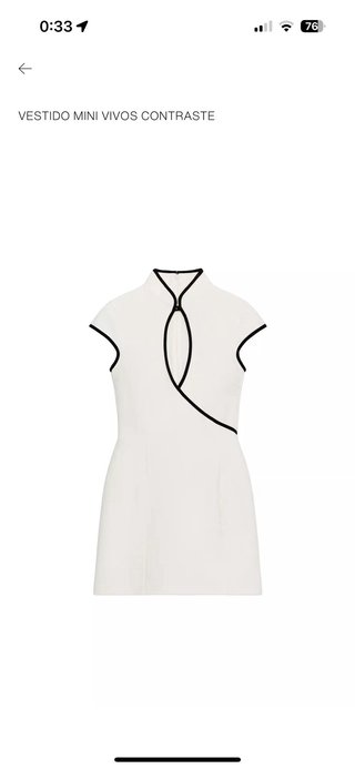 Vestido estilo asiático blanco