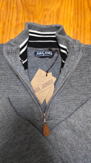 Jersey Paul Jones Original Gris Anthracite Talla M