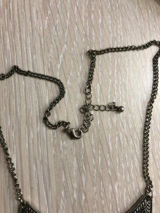 Collar Étnico Plateado Turquesa