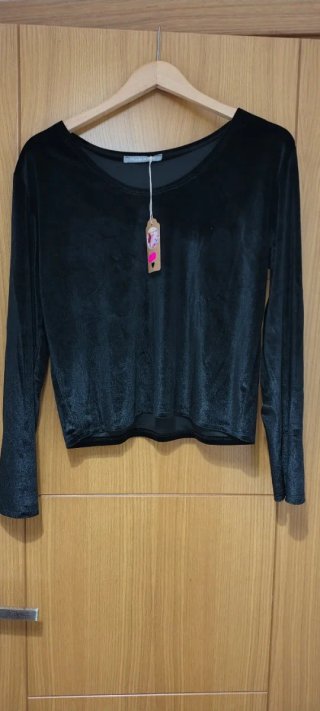 Jersey Negro Manga Larga