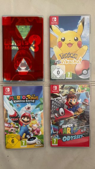 Juegos Nintendo Switch: Mario, Luigi, Pokémon