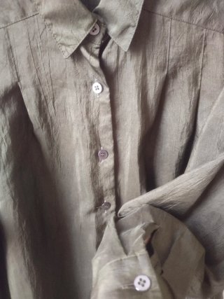 Camisa Oversize Verde Oliva Vintage 80s St Michael