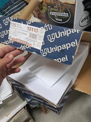 2 Cajas 125 cada una Sobres 310x410mm Unipapel