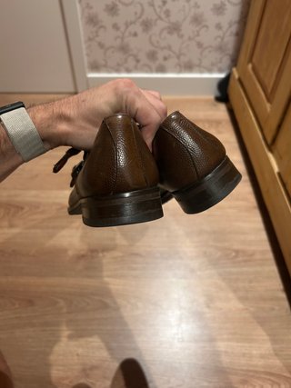 Zapatos Scalpers Doble Hebilla Piel Marrón