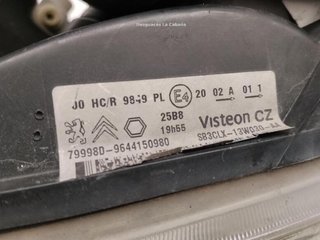 22626752 faro izquierdo 6204ax peugeot partner 2.0