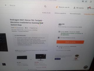 Teclado Redragon K621 RGB Negro