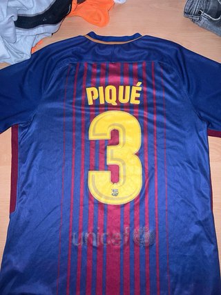 camiseta fc barcelona 2017/18 pique 3 origin