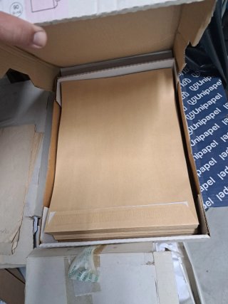 Lote 130-140 Sobres Papel Marrón 310x410mm