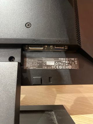 Monitor Dell Negro Incluye canbles