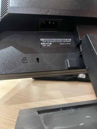 Monitor Dell Negro Incluye canbles