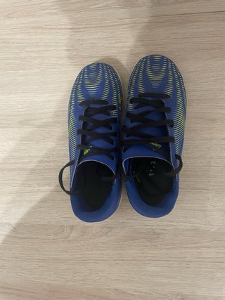 Botas Adidas Nemezis Fútbol Sala Niño Azul/Verde