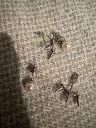 Pendientes Majorica Acero Originales