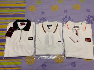 Gucci Blancos Talla M y L Hermes blanco L Zegna L