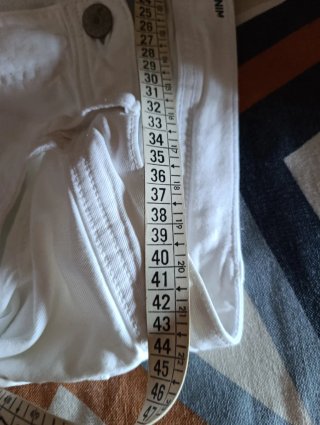 Jeans uomo Republic of Denim Skinny bianchi 50/34