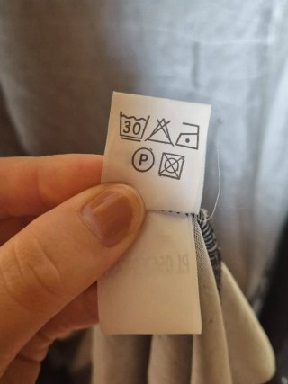 Cardigan lungo asimmetrico Periodico nero/grigio