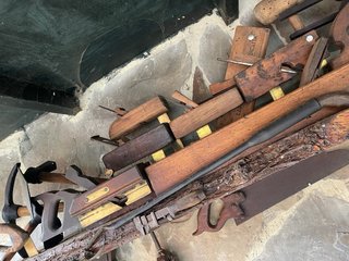Lote herramientas carpintería antiguas