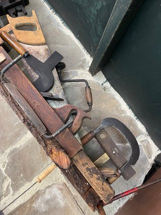 Lote herramientas carpintería antiguas