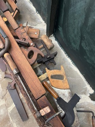 Lote herramientas carpintería antiguas