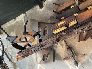 Lote herramientas carpintería antiguas