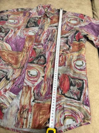 Camisa Vintage 90s Estilo Boho Talla L