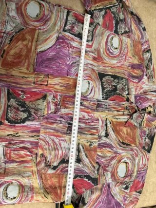 Camisa Vintage 90s Estilo Boho Talla L