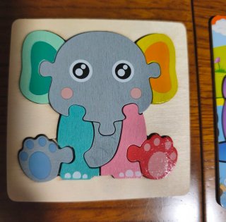 Lote 7 Puzzles Madera Infantiles