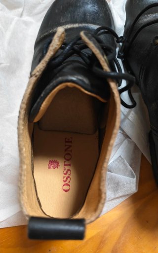 Botas OSSTONE OS-6015-2 Retro Black US10