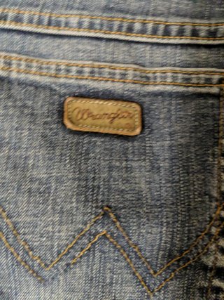 Jeans Texas Stretch Wrangler Blu