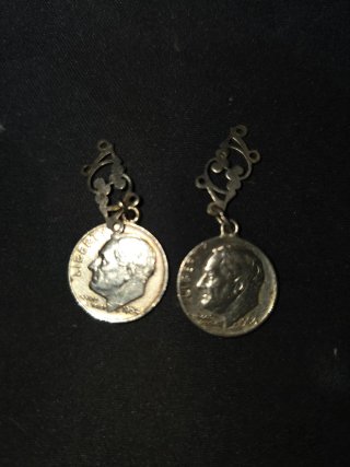 Portachiavi in Argento One Dime