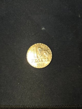 Pesetas Rubias 1937