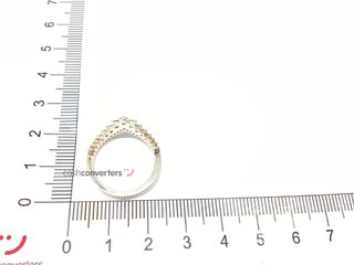 anillo plata 925mm con piedra con circonita