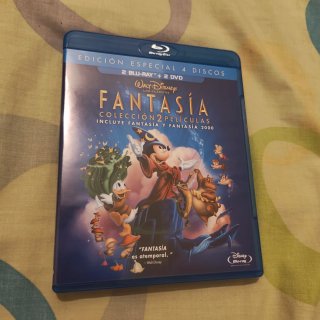 Blu-ray Fantasía + Fantasía 2000 (4 Discos)