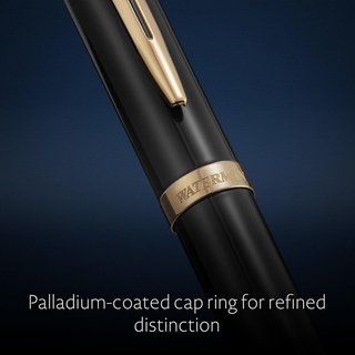 Bolígrafo negro y dorado Waterman 2225501 NUEVO