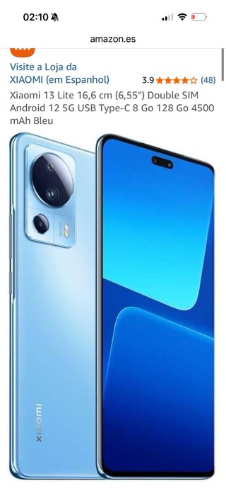 Xiaomi 13 Lite Azul
