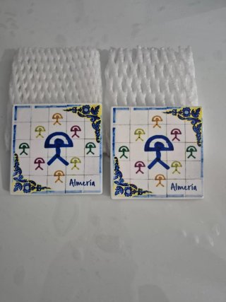 2 Posavasos Cerámica Artesanal Almería
