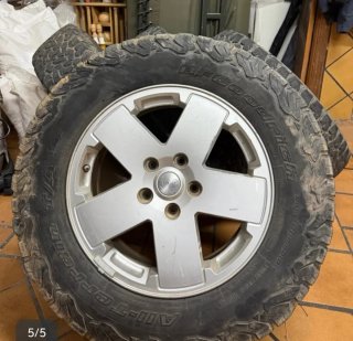 Llantas Jeep Wrangler JK 255/70R18 BFGoodrich