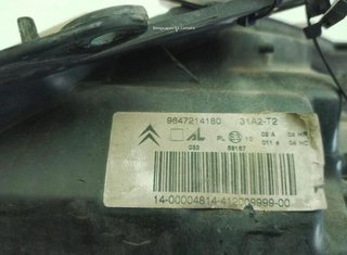 9647214180 faro derecho citroen c3 1.4 i 22555014