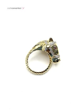 sortija oro 18k con circonita