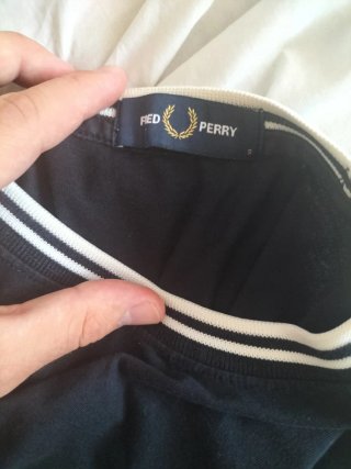 Camiseta Fred Perry Talla S Azul